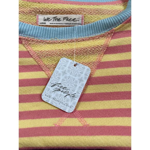 Free People We The Free Oversized Sweatshirt - Size L - Picture 8 of 13
